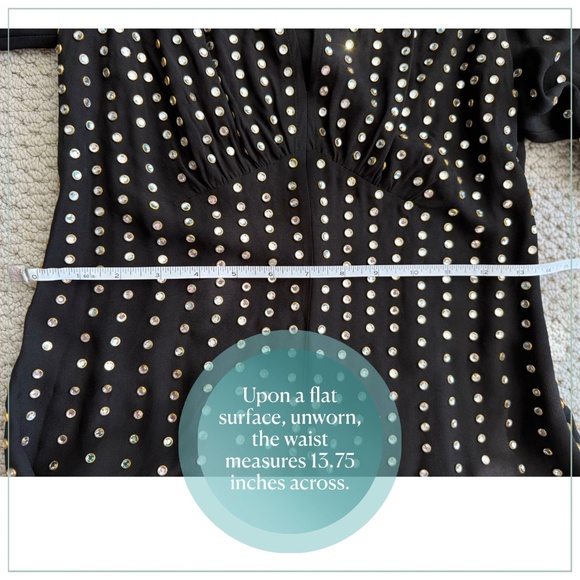 $3900 New Temperley London Crystal-Studded Dallas Runway Dress - Picture 14 of 16